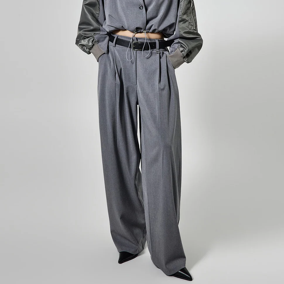 P3745 Pintuck Wide Slacks - Image 2