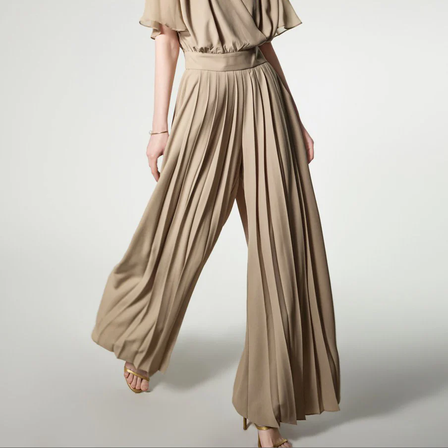P3806 Pleated Wide Slacks - Image 2