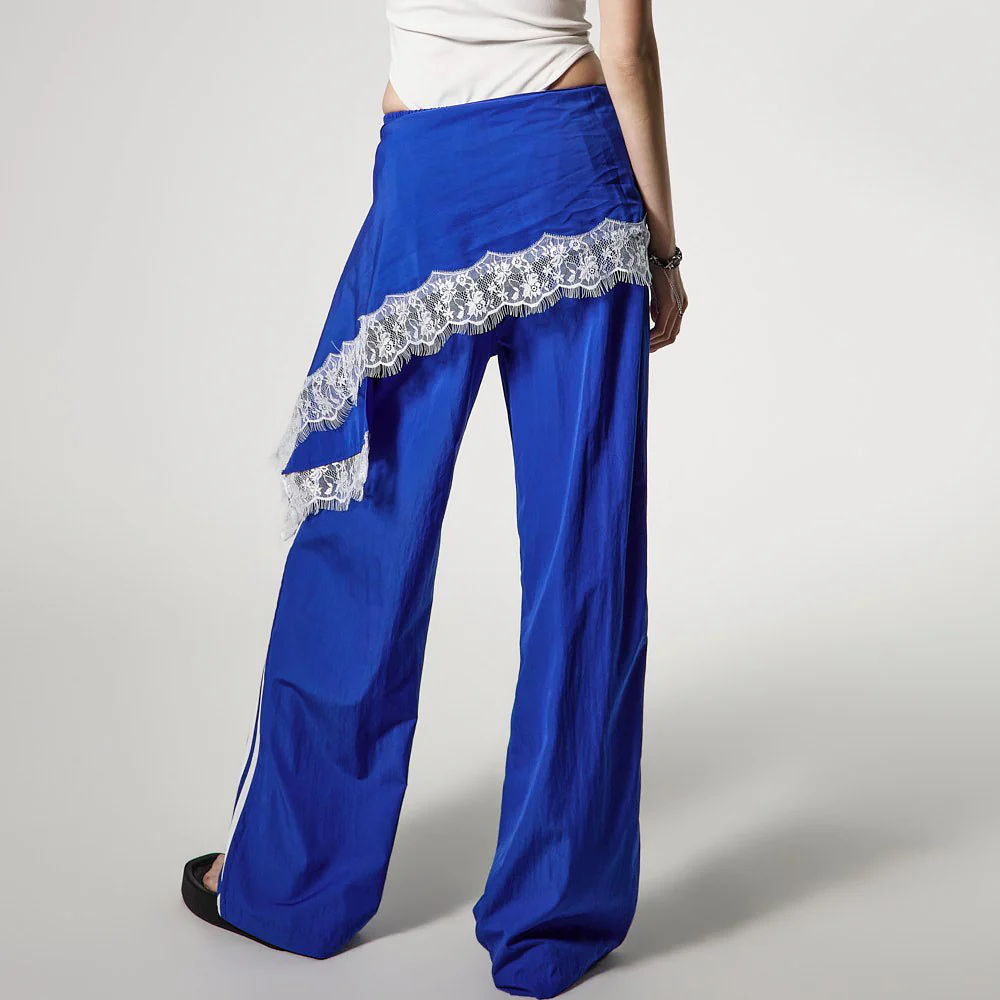 P3810 Lace Scarf Track Pants - Image 2