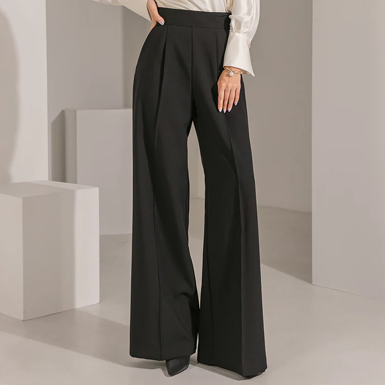 P9072 High Waist pintuck  Slacks - Image 2