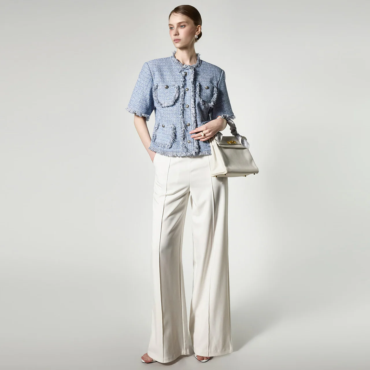 P9165 Pintuck Slacks - Image 2