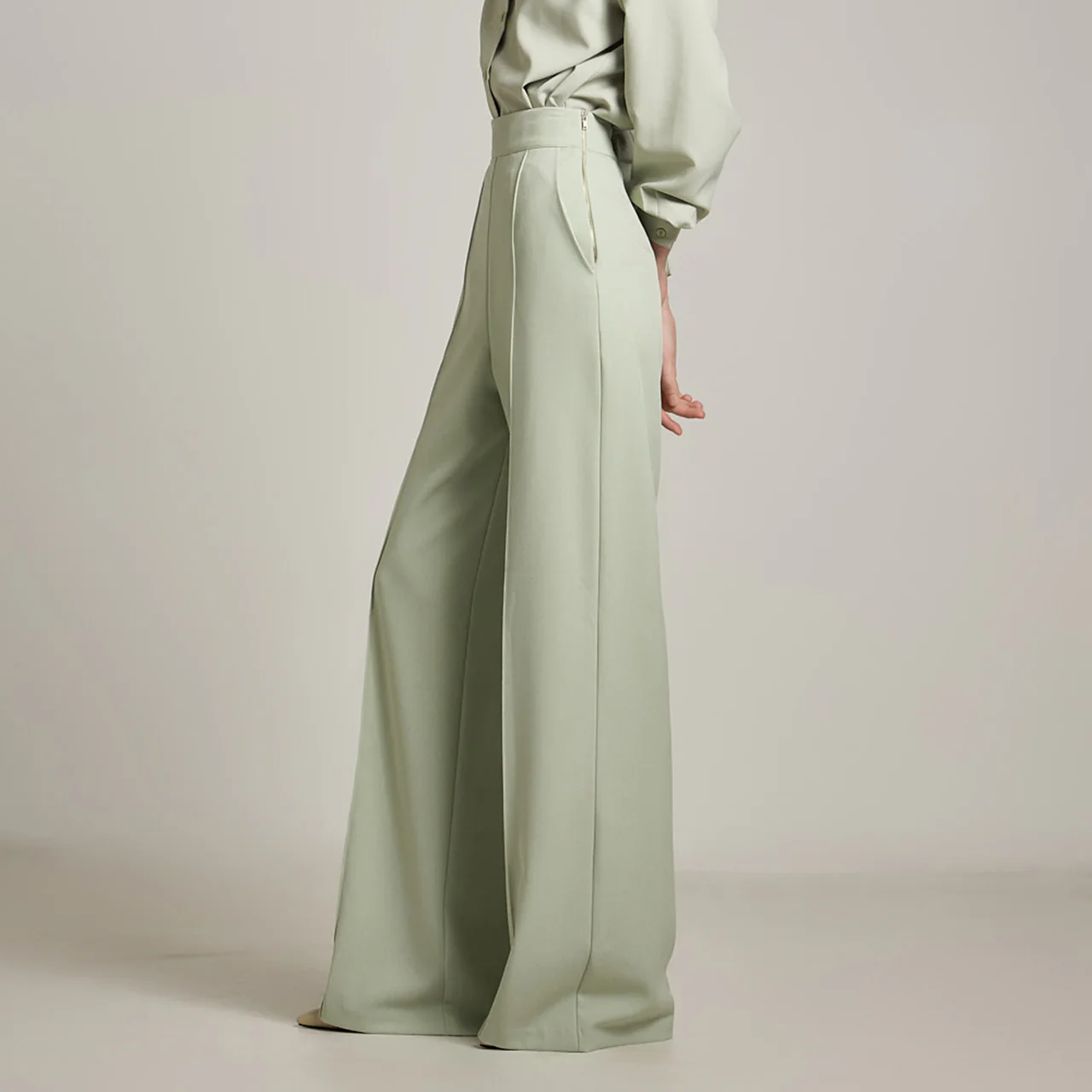 P9165 Pintuck Slacks - Image 2