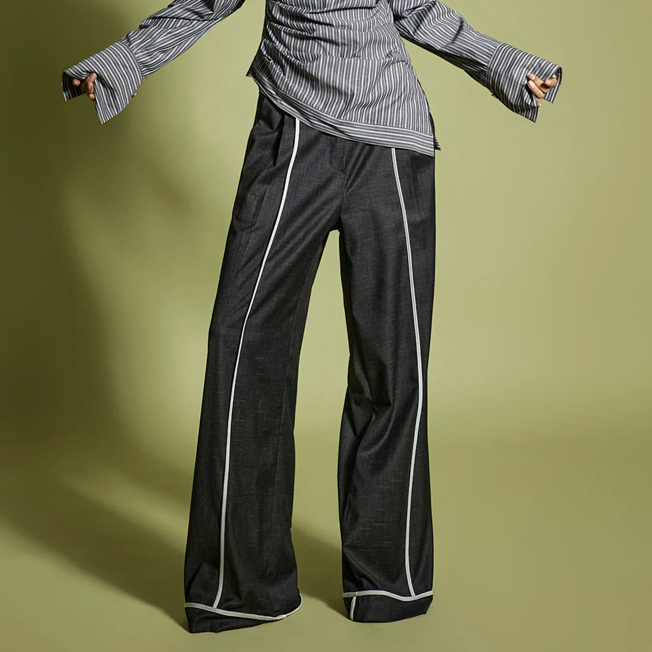 P9168 Wide Slacks - Image 2