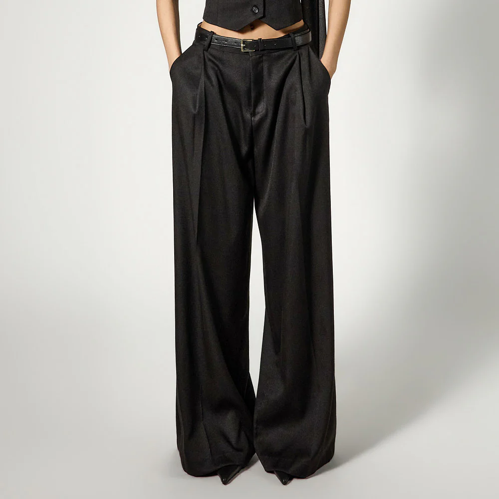 P9187 Pintuck Wide Slacks - Image 2