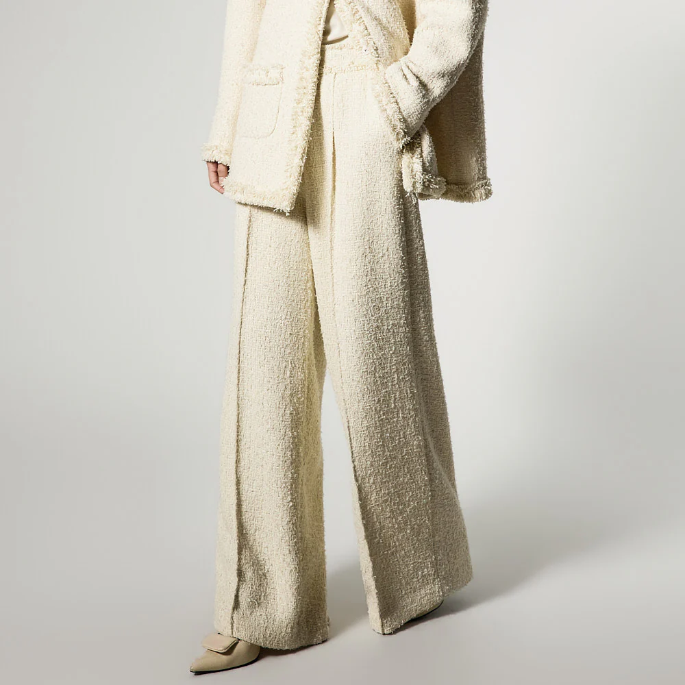 P9194 Tweed Wide Pants - Image 2
