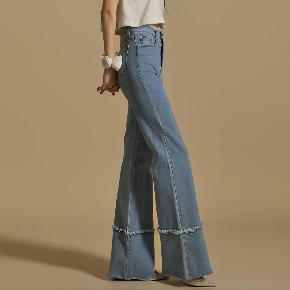 PJ429 Fringe Maxi Jeans - Image 2