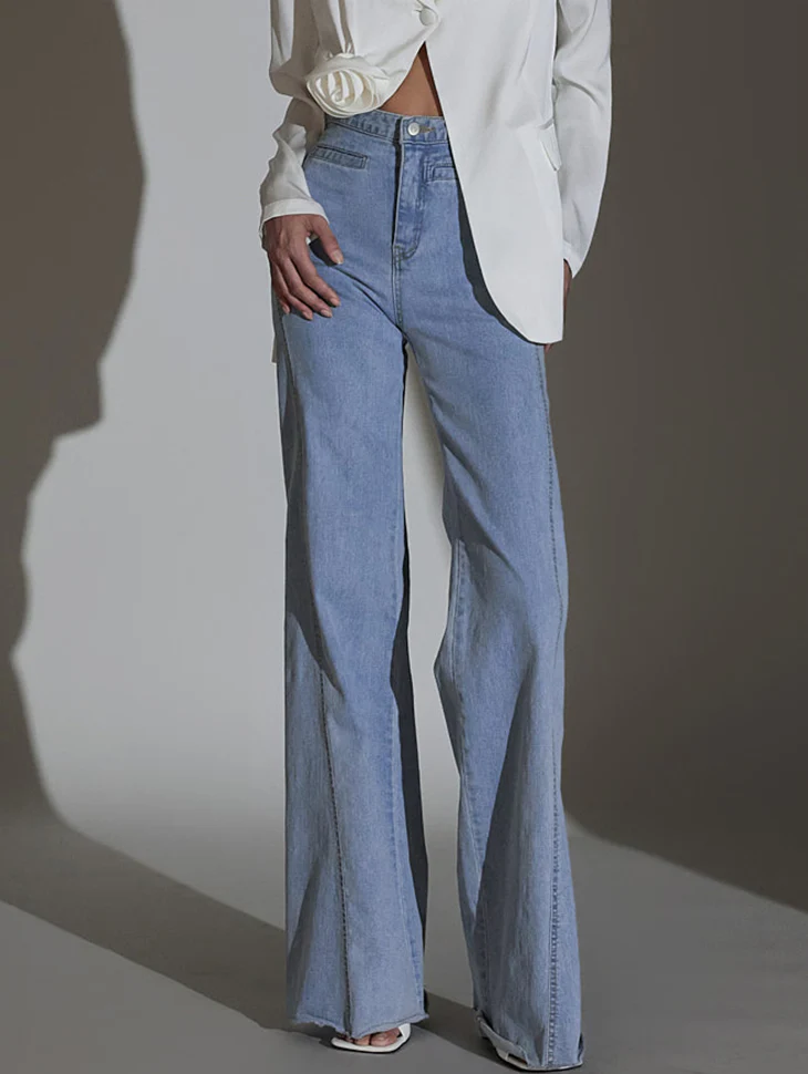 PJ433 Boots Cut Maxi Wide Jeans