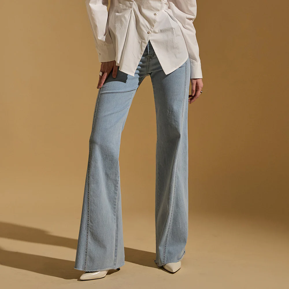 PJ433 Boots Cut Maxi Wide Jeans - Image 2