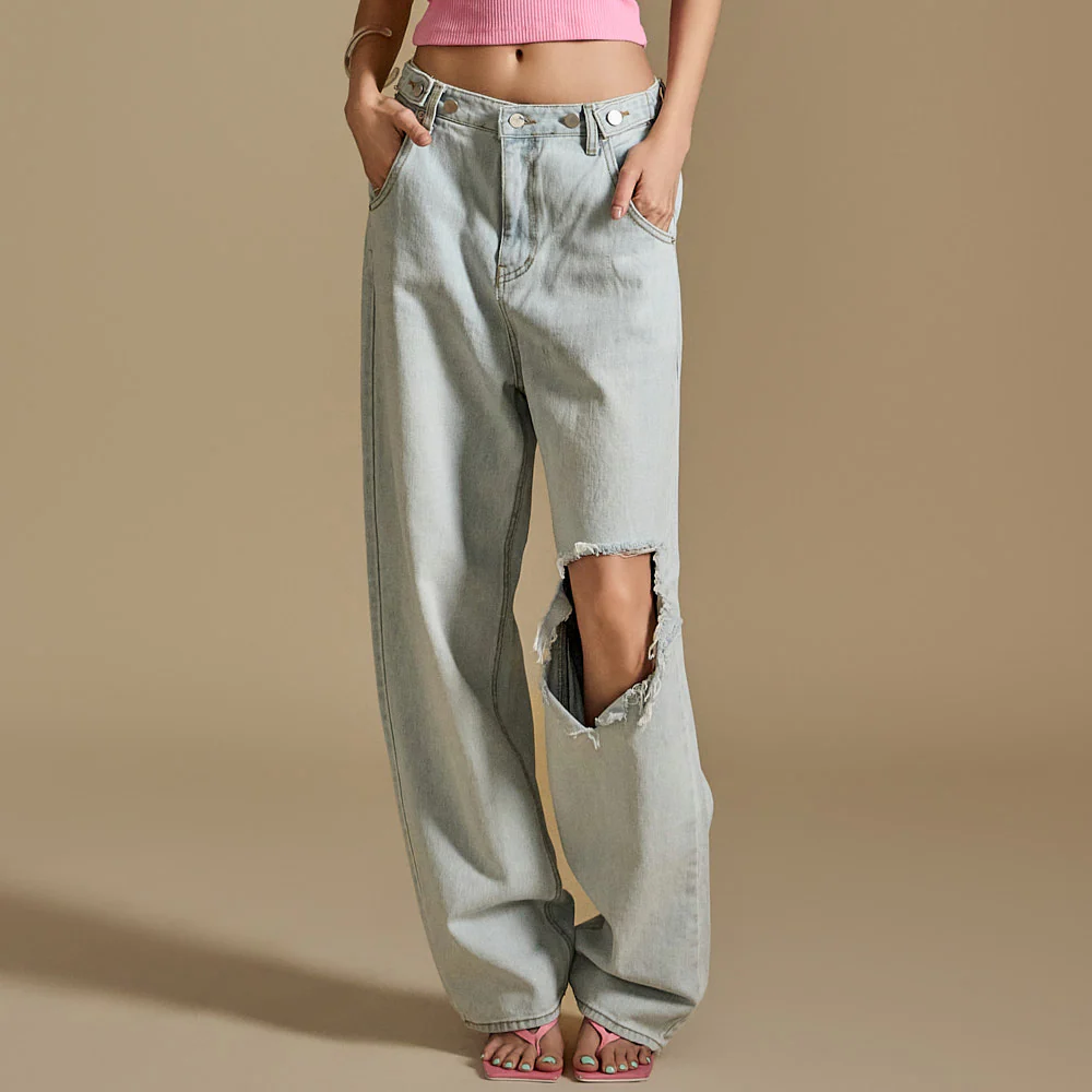 PJ529 Distressed Jeans - Image 2
