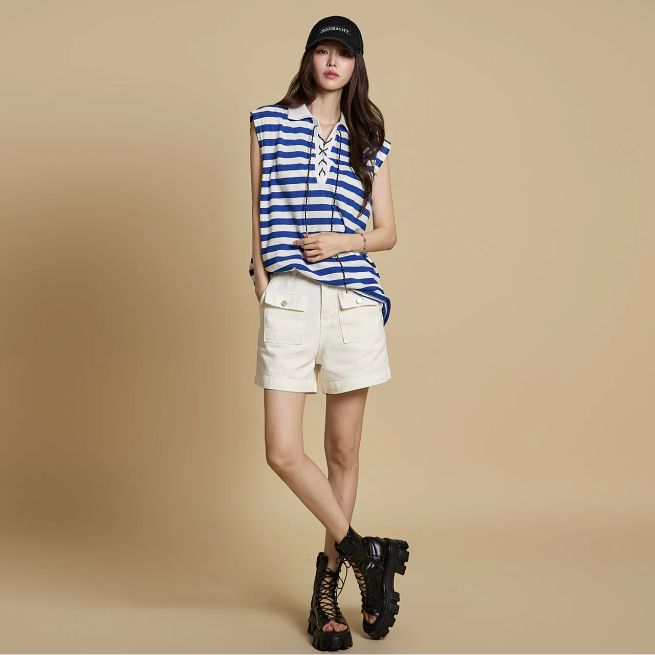 PJ585 Pocket Short Jeans - Image 2