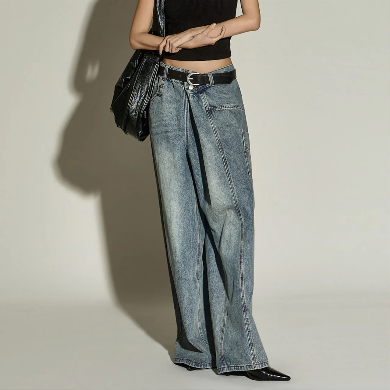 PJ599 Wide Jeans - Image 2