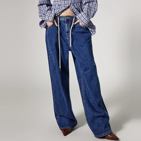 PJ635 String Wide Jeans - Image 2