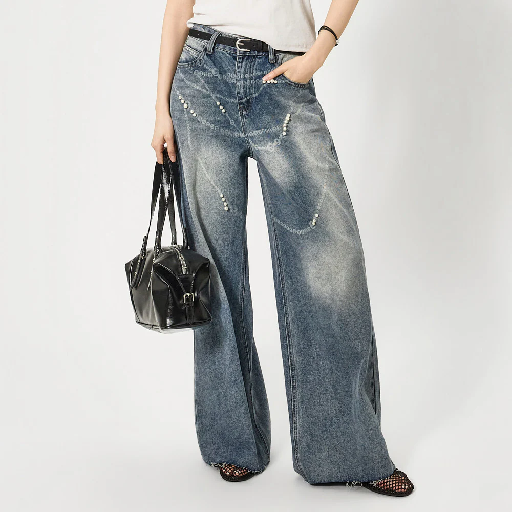 PJ639 Pearl Layering Jeans - Image 2