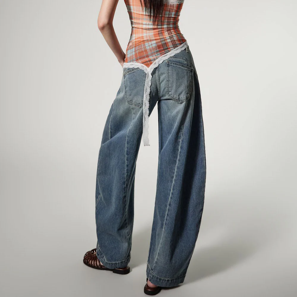 PJ644 Fade Wide Jeans - Image 2