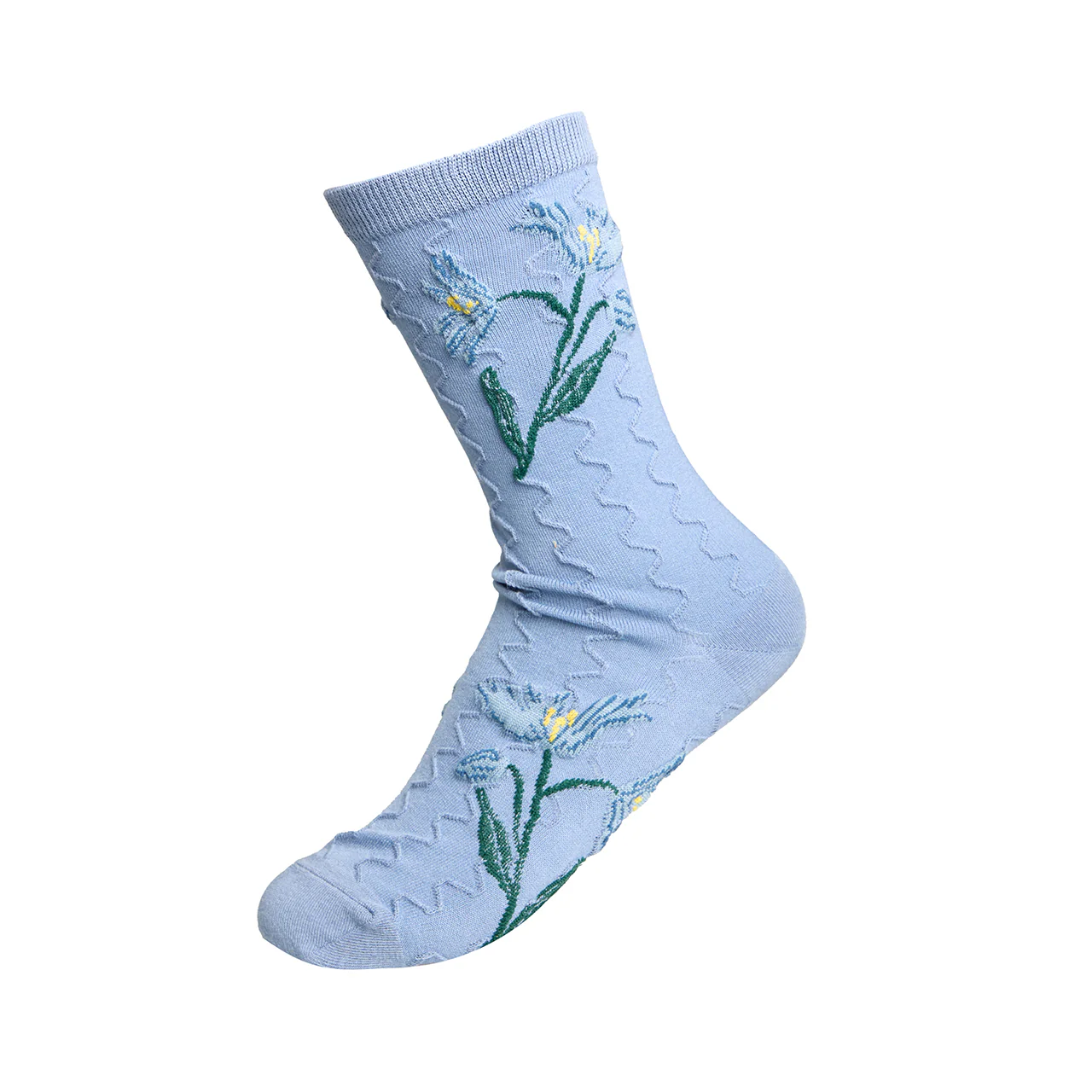 RE-341 Flower Embroidered Socks - Image 2