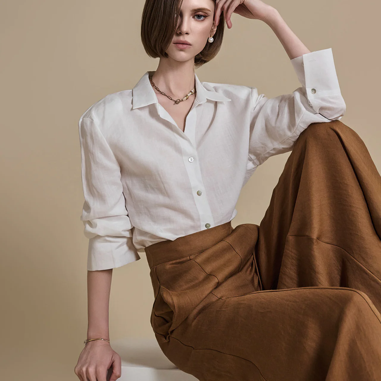 S488 Linen Shirt - Image 2