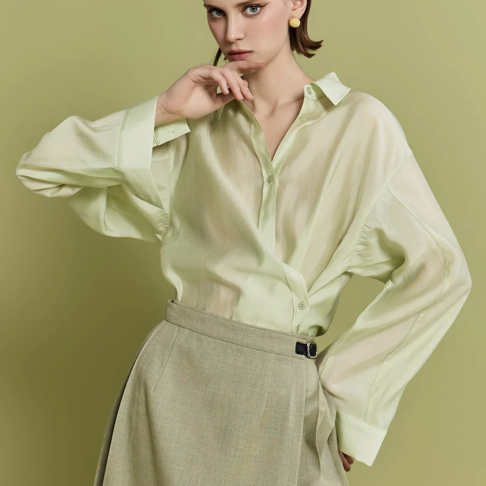 S596 Organza Multi-Way Shirt - Image 2