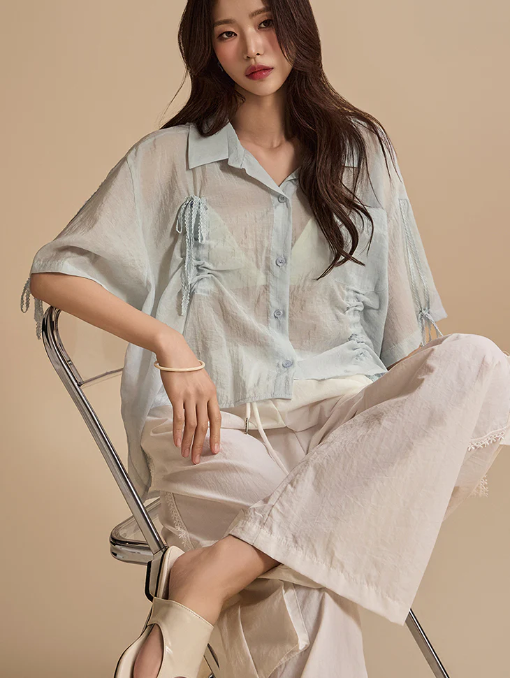 S638 Ribbon Shirt