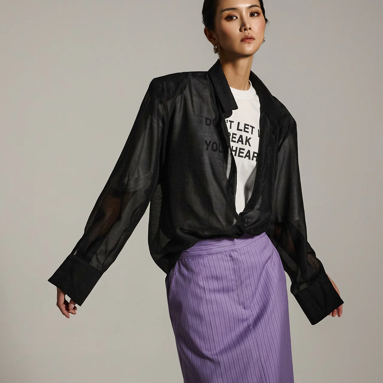 S722 Sheer Shirt - Image 2