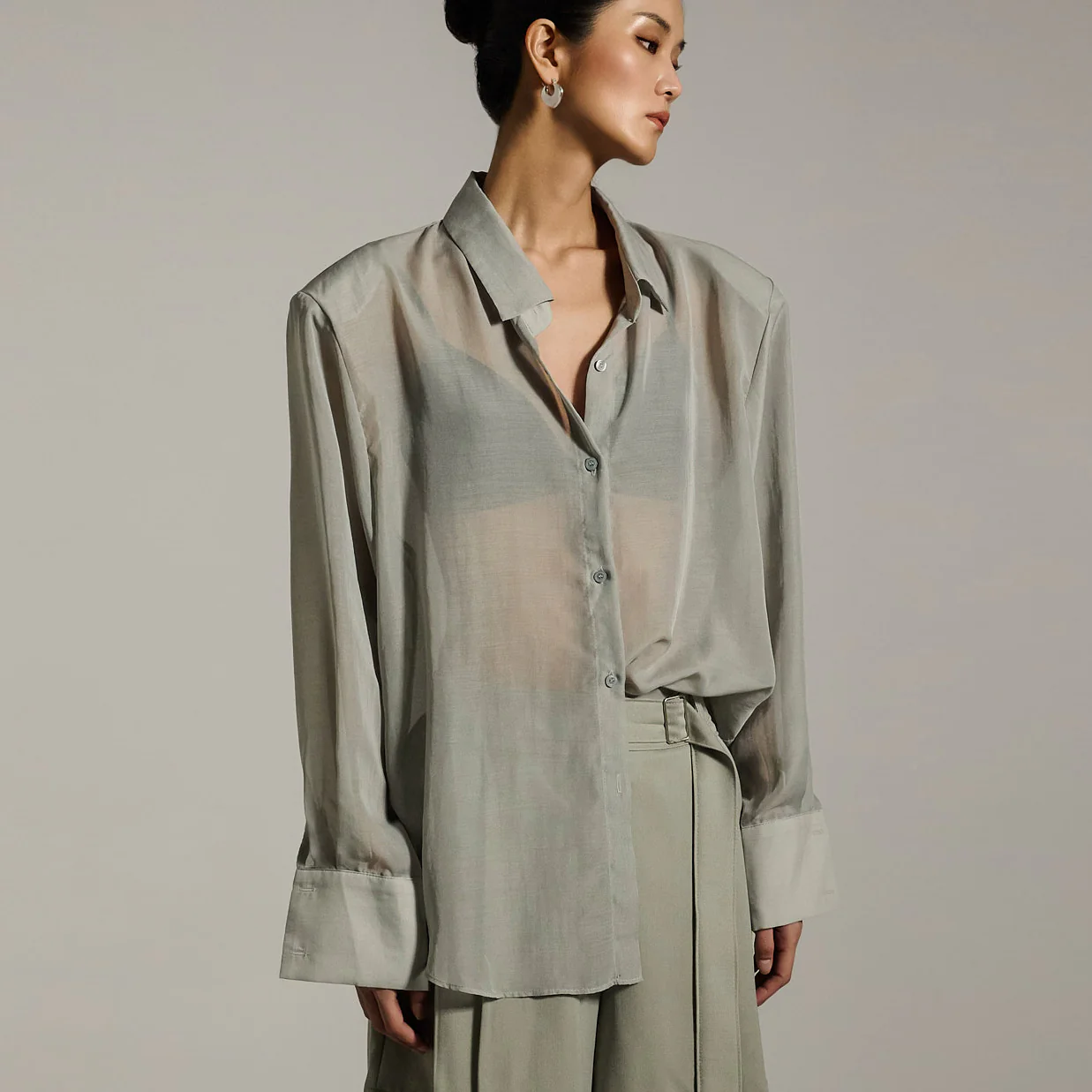 S722 Sheer Shirt - Image 2