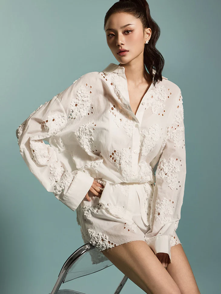 S767 Eyelet Shirt