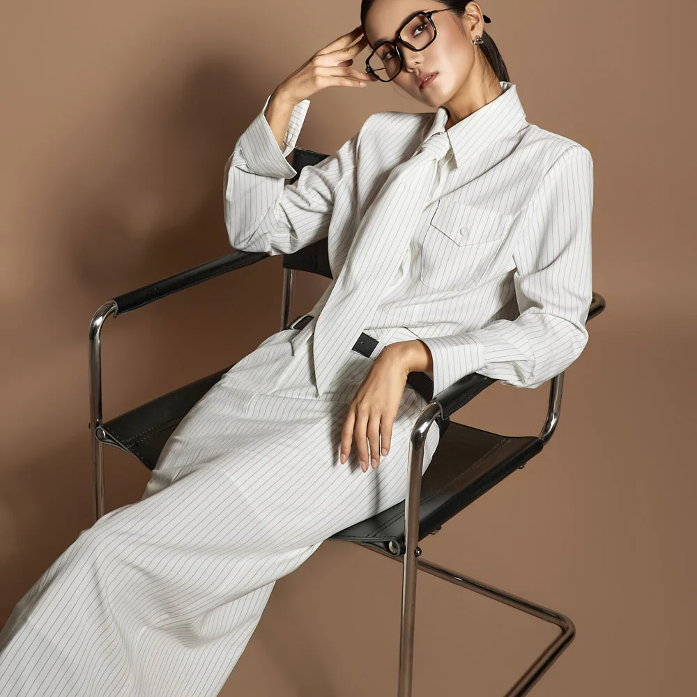 S784 Shirts with Tie - Image 2