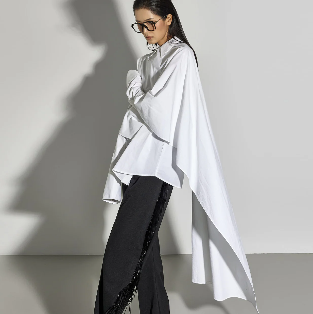 S822 Shirts with Scarf - Image 2