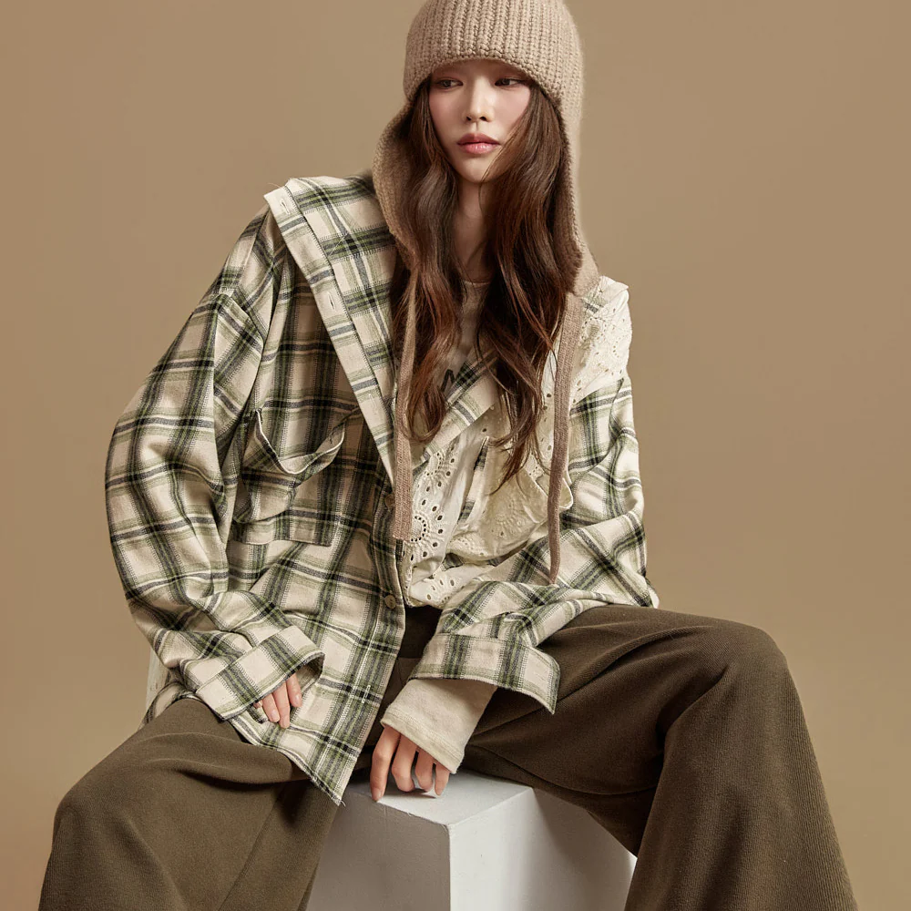 S825 Hooded Shirts - Image 2