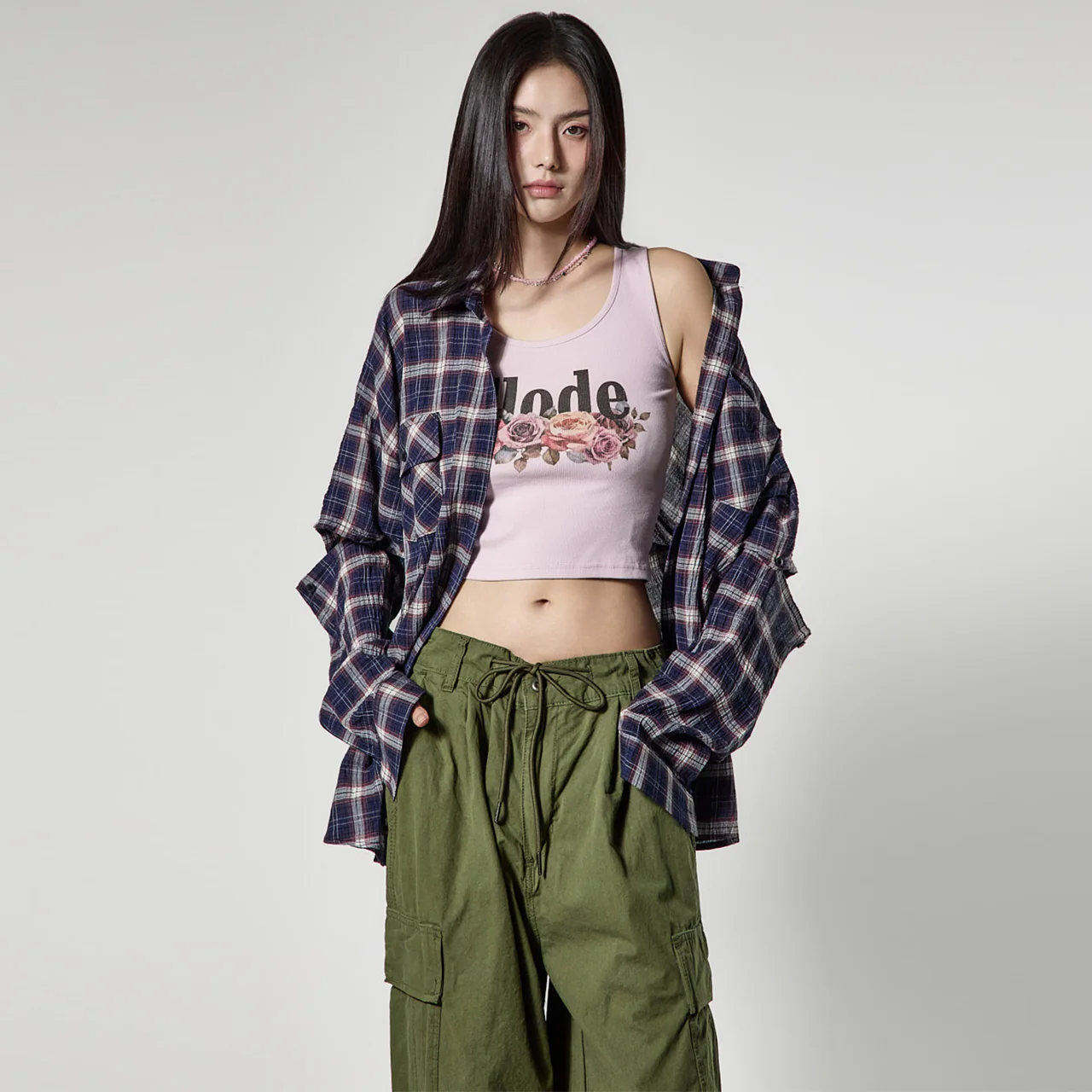 S873 Two-Way Check Shirts - Image 2