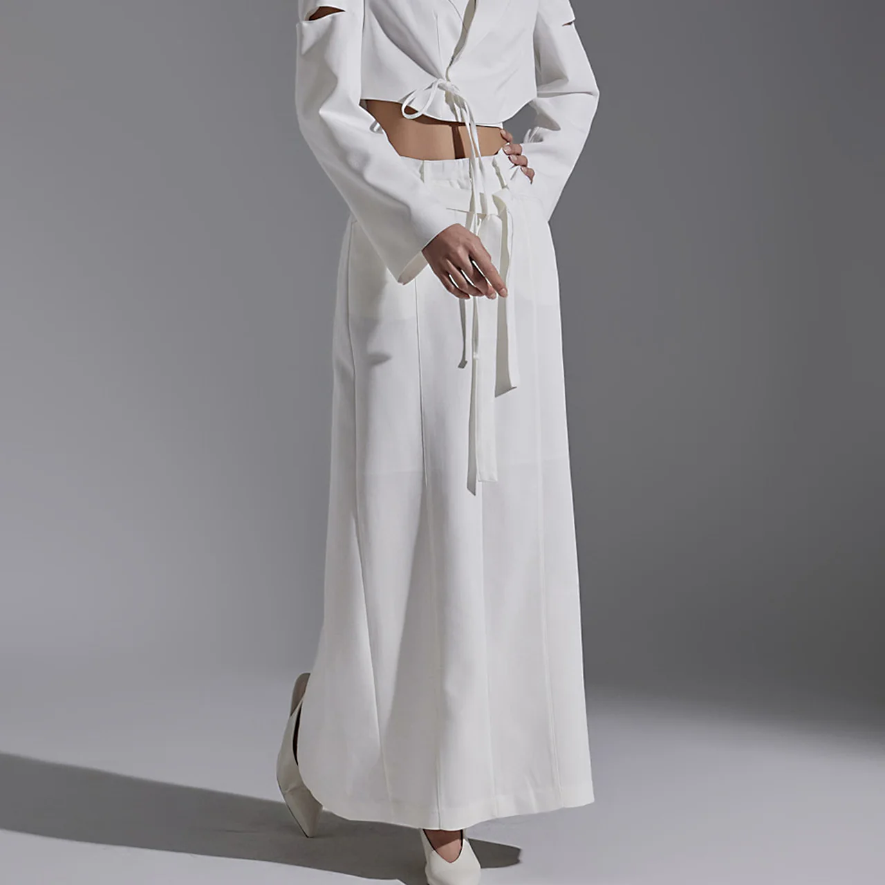 SK2702 Belted Strap Skirt - Image 2