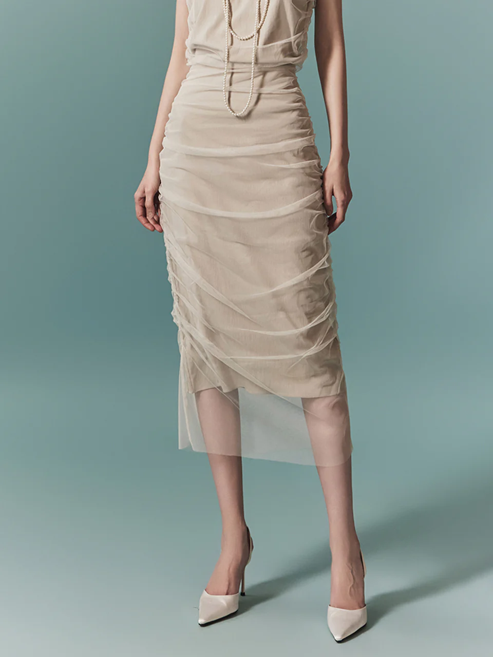SK2739 Mesh Skirt