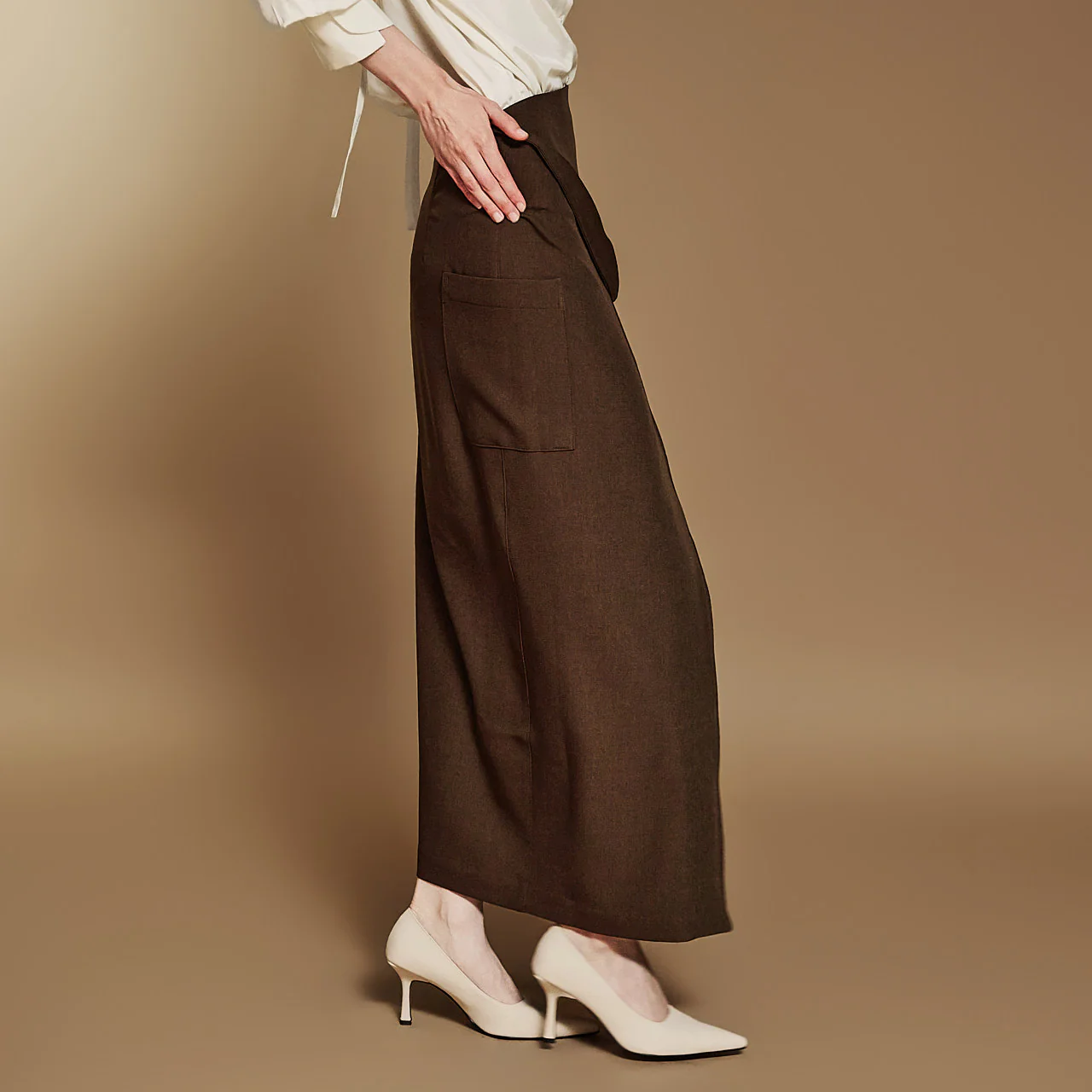 SK2808 Belted Cargo Skirt - Image 2