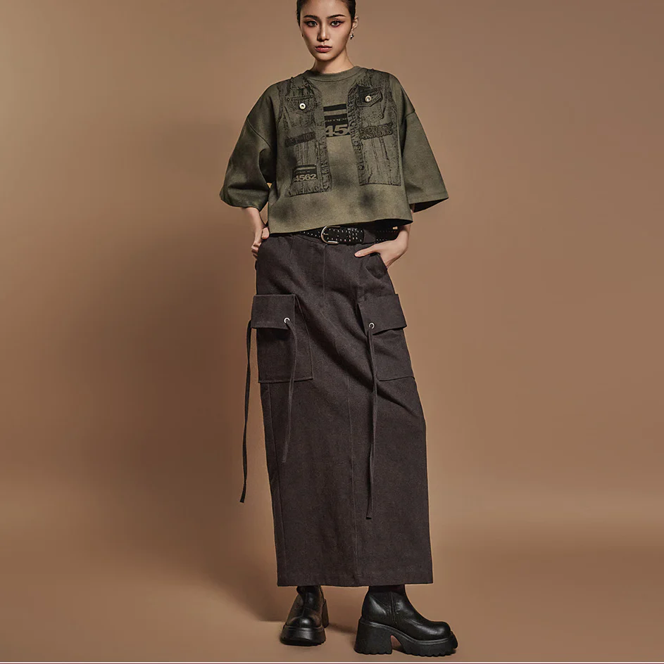 SK2852 Cargo Skirt - Image 2