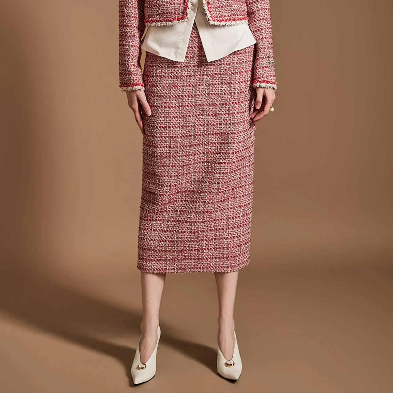 SK2863 Tweed Skirt - Image 2