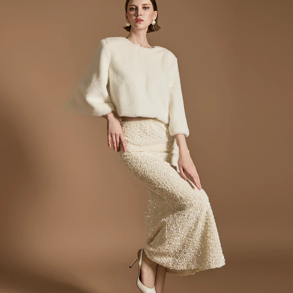 SK2864 Spangle Skirt *Addtional L Size Version* - Image 2
