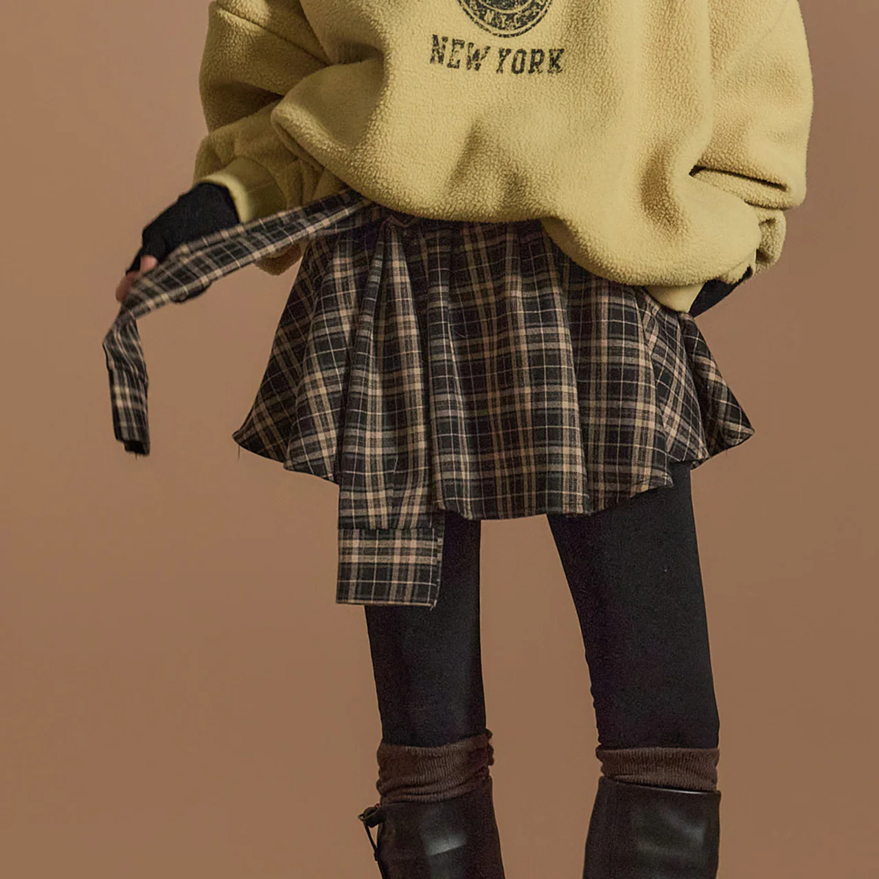SK2878 Plaid Skirt - Image 2