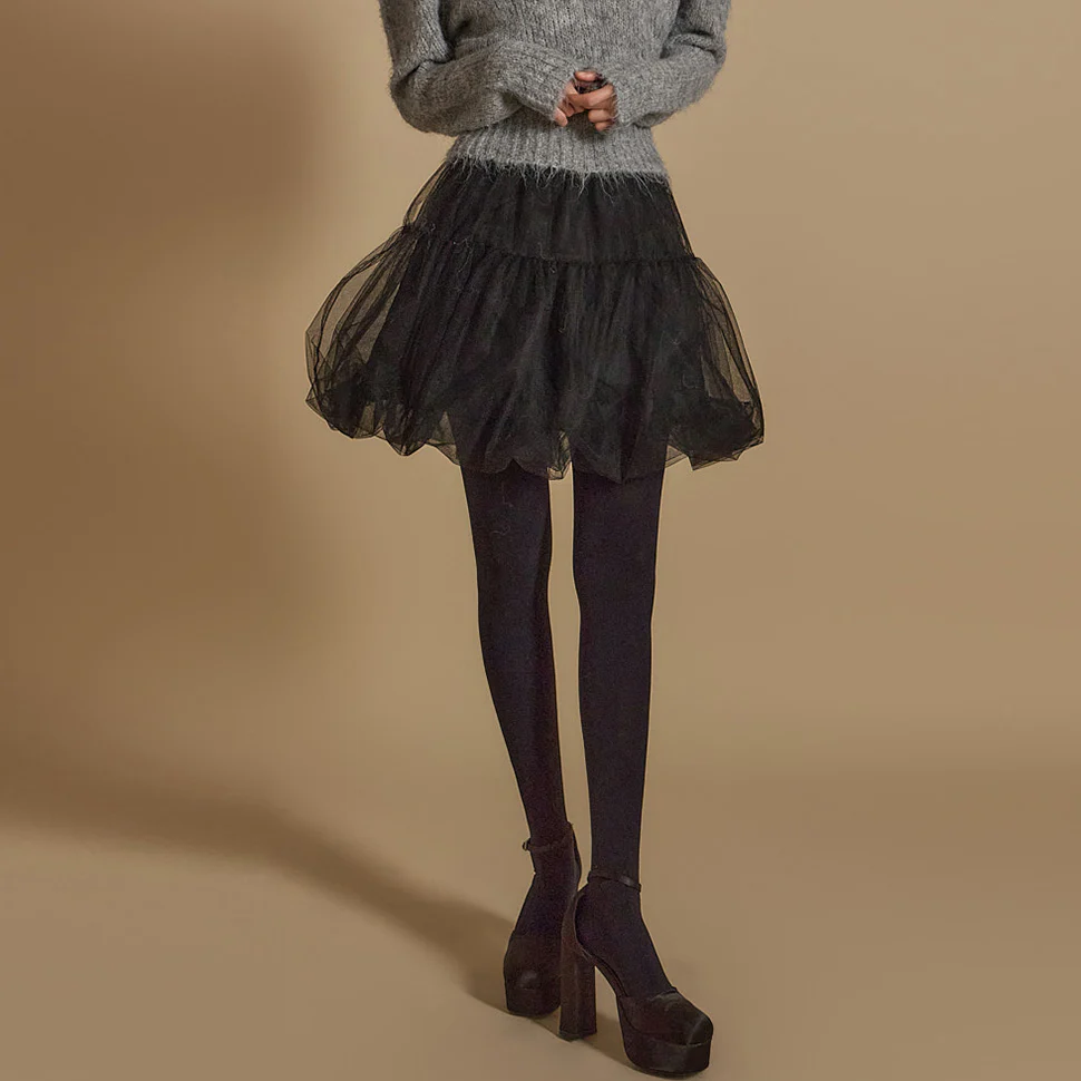 SK2895 Tulle Balloon Skirt - Image 2