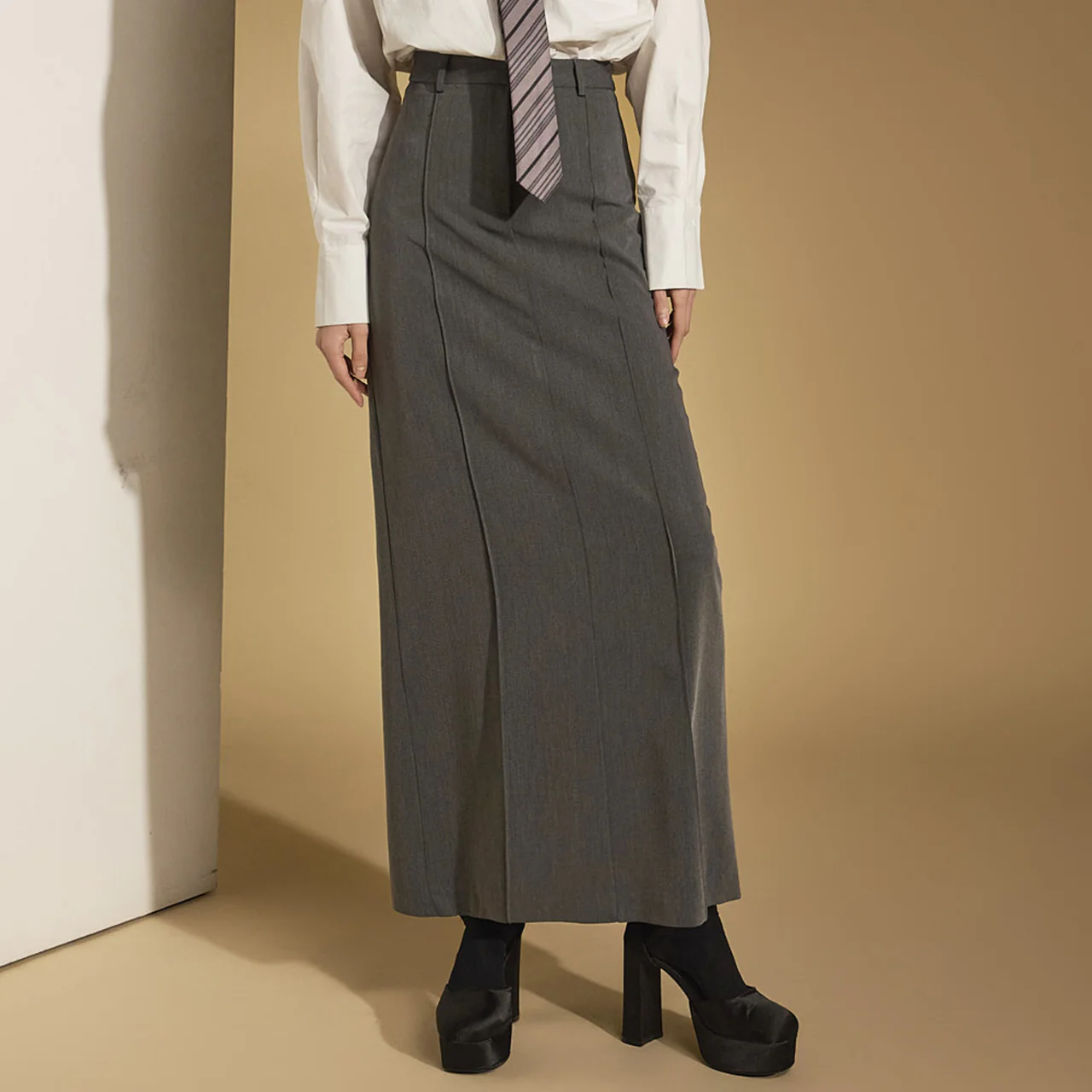 SK2904 Long Pencil Skirt - Image 2