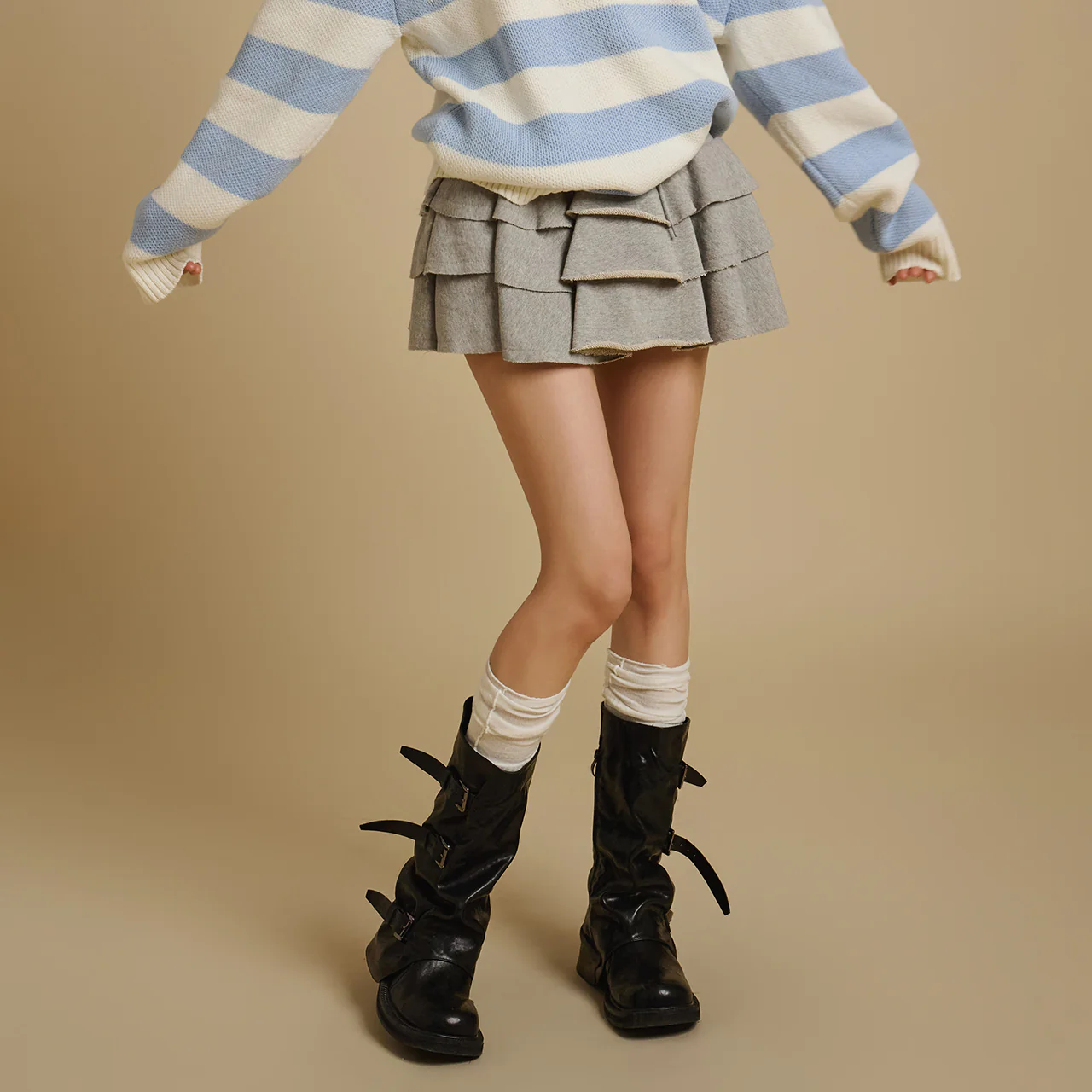 SK2920 Tiered Skirt - Image 2