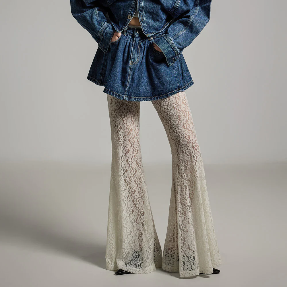 SK2944 Denim Layered Skirt - Image 2