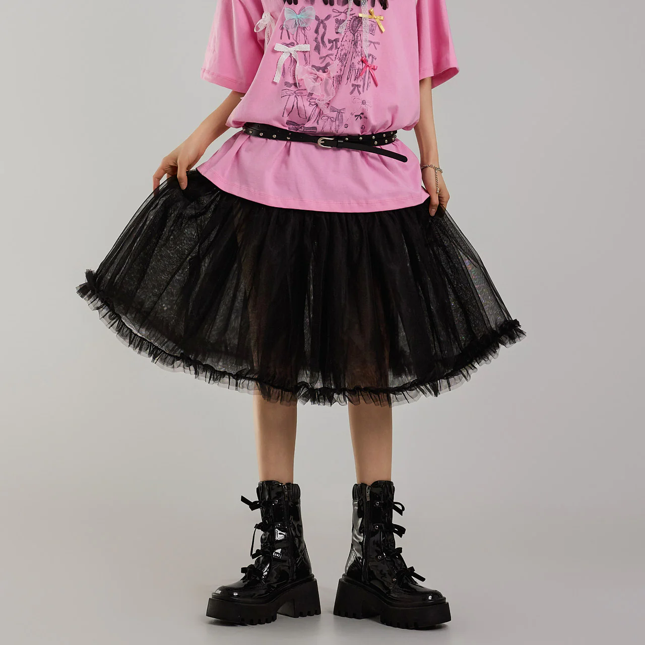 SK2946 Frill Tulle Skirt - Image 2