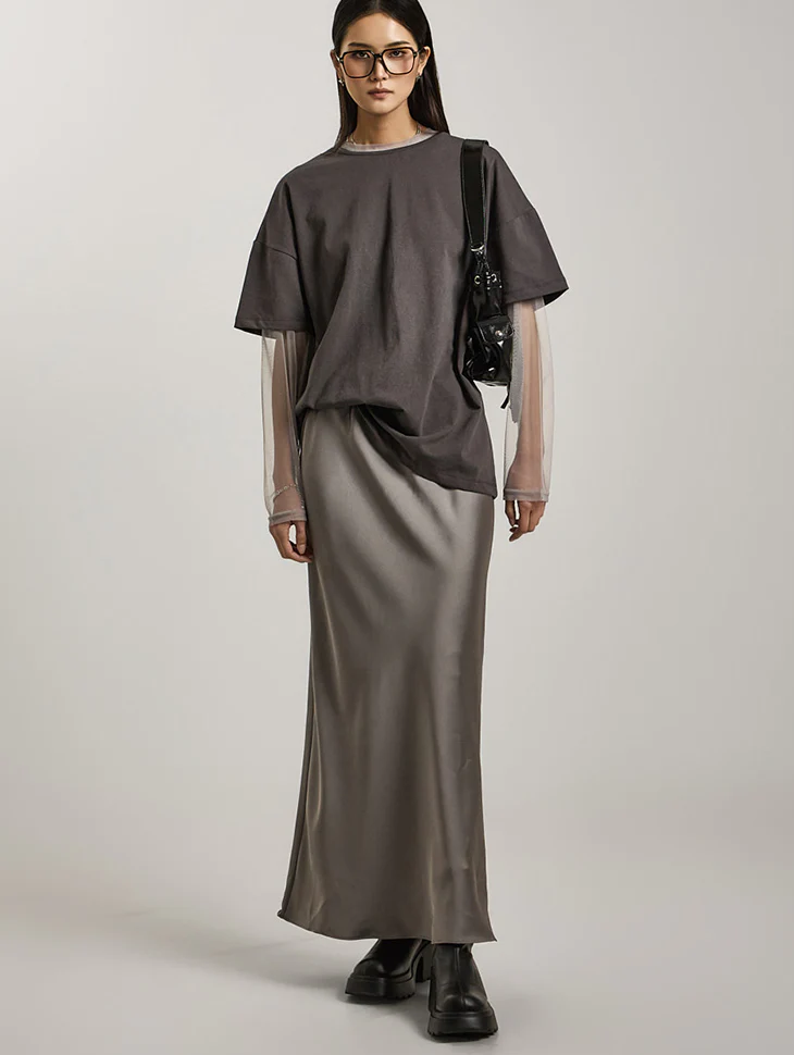 SK2956 Satin Skirt
