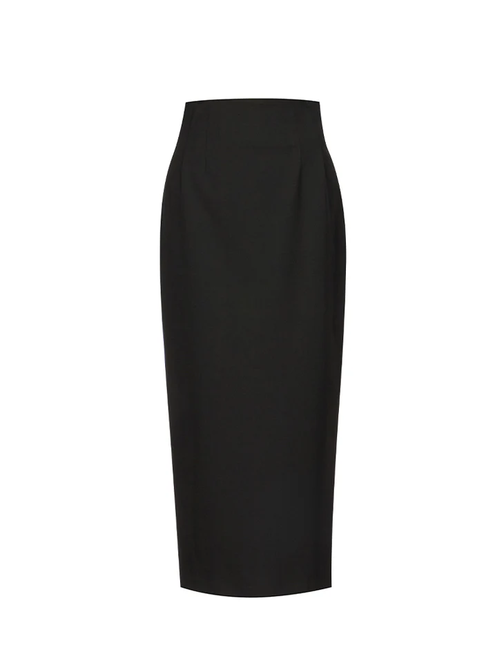 SK3065 Pintuck Long Skirt