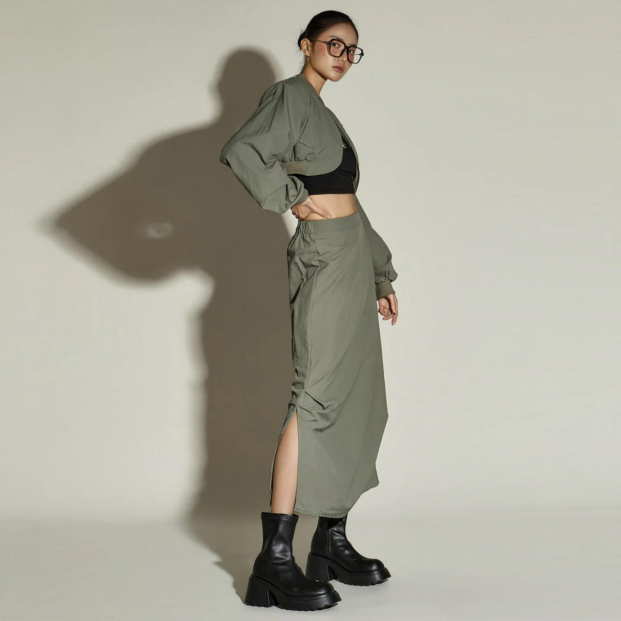 SK3071 Drape Skirt - Image 2