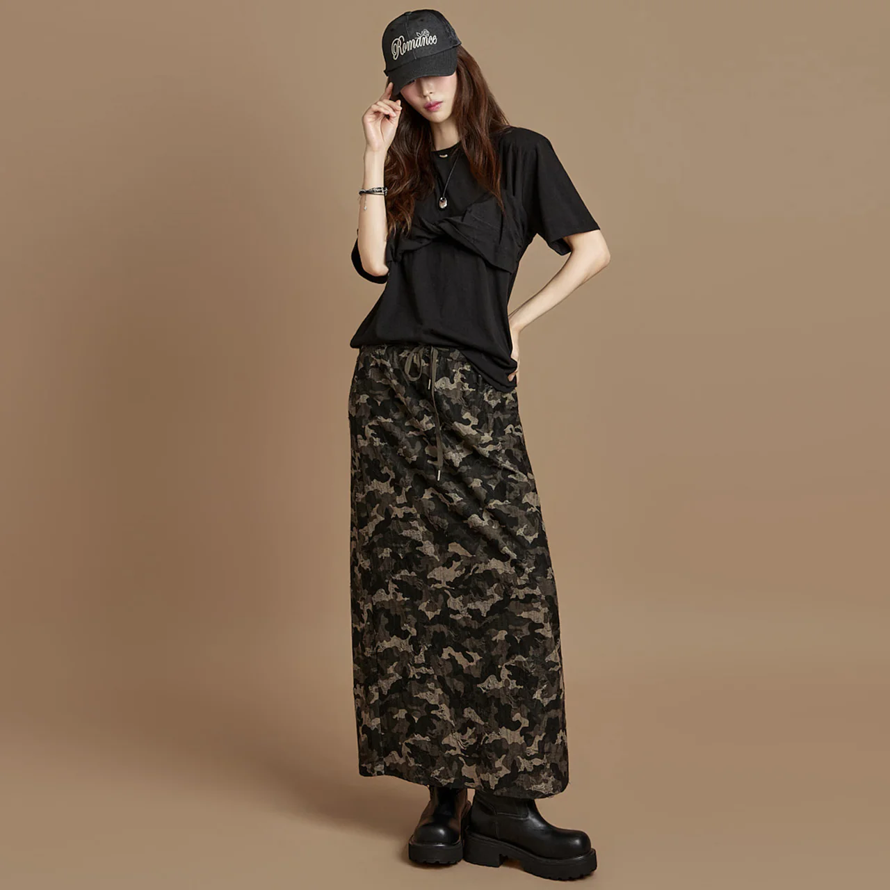 SK3077 Camouflage Skirt - Image 2