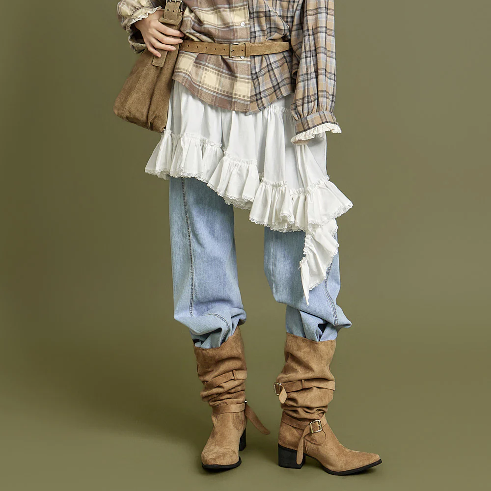 SK3078  Frill Skirt - Image 2