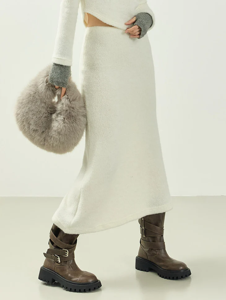 SK3142 Terry Long Skirt