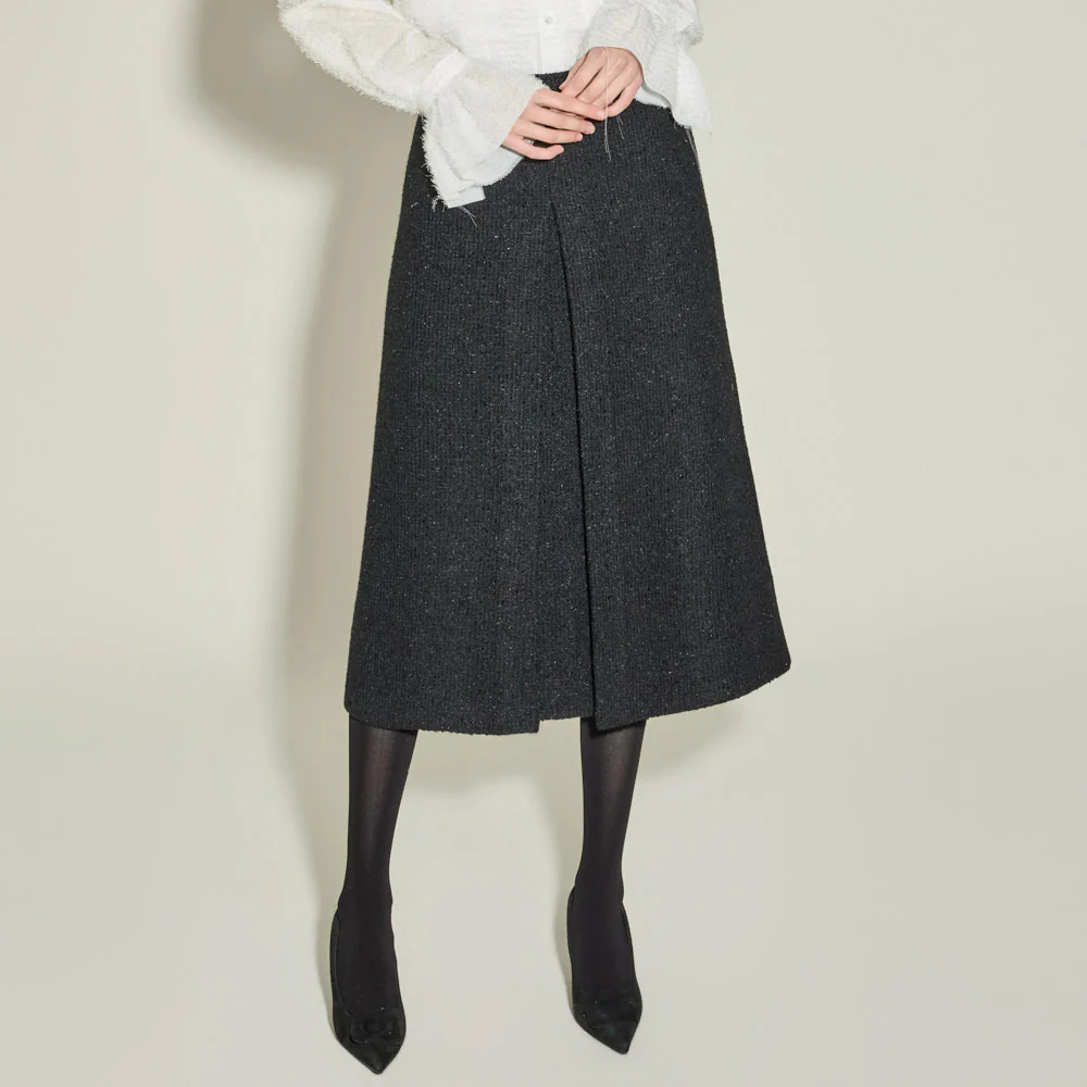 SK3146 Flared Wool Skirt - Image 2