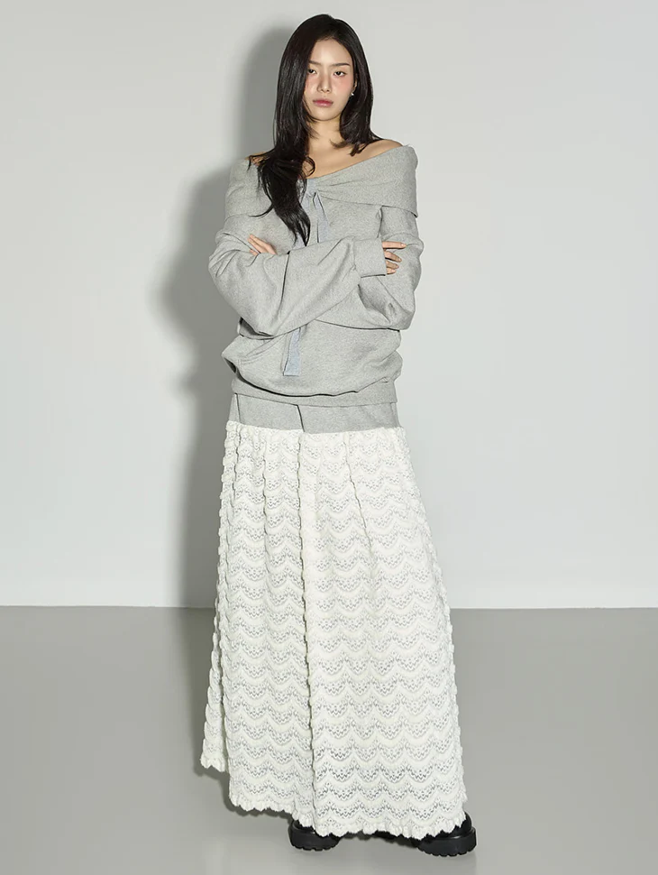 SK3152 Wave Fleece Skirt