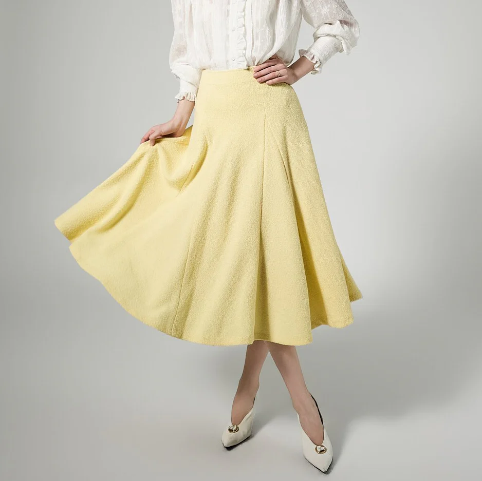 SK3160 Tweed Hull Skirt - Image 2